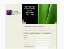 Tablet Screenshot of hillconsultinggroup.org